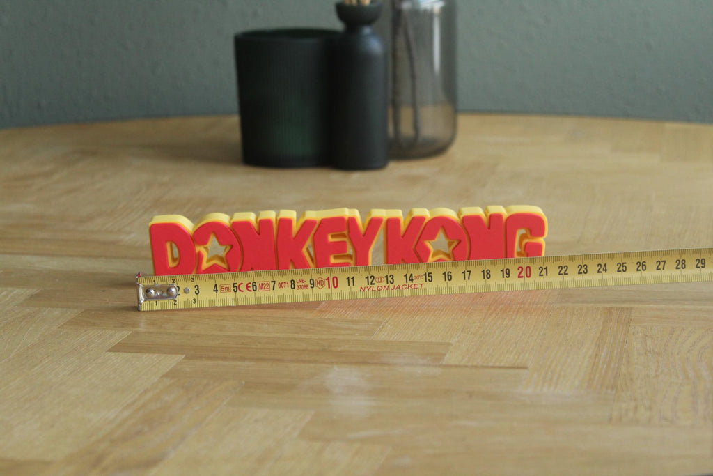 Donkey Kong Logo | Donkey Kong | Nintendo | Retro Videospiel | 3D Druck Logo