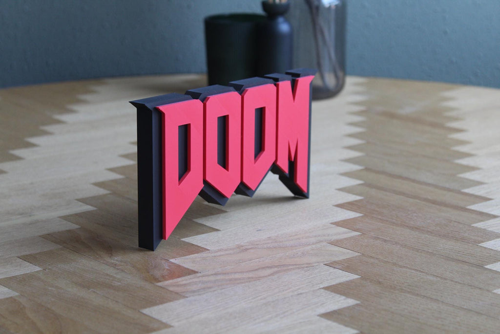 Doom Logo | Doom Slayer | Hellspawn | Nostalgie | Classic Shooter | 3D Druck Figur