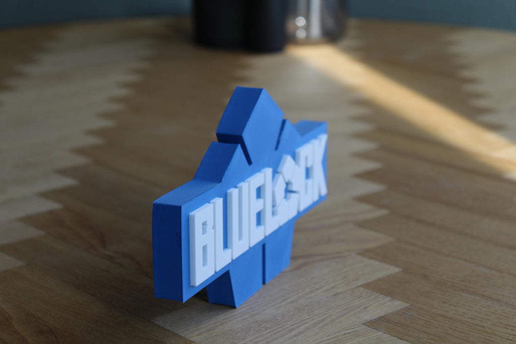 Blue Lock Logo | Yoichi Isagi | Fußball Manga Symbol | Anime | 3D Druck Figur