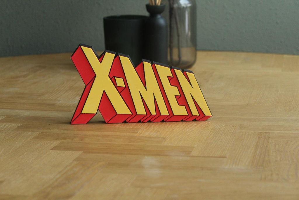 X-Men Logo | Wolverine | Superhelden | Comic | 3D Druck Logo