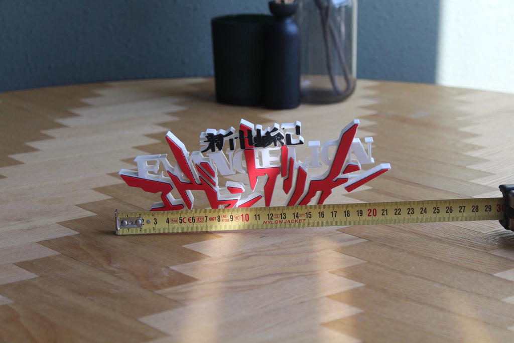 Neon Genesis Evangelion Logo | EVA Unit-01 | Shinji Ikari | Rei Ayanami | Anime | Manga | 3D Druck Figur