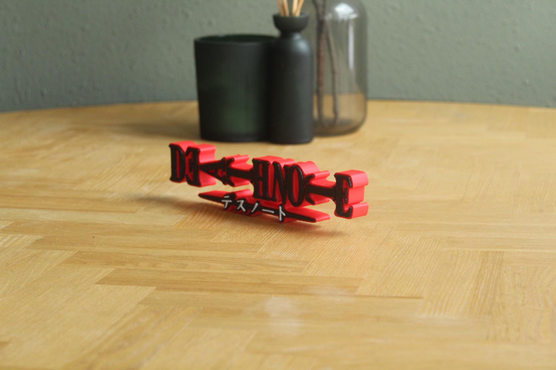 Death Note Logo | Light Yagami | L Ryuzaki | Ryuk | Anime | Manga | 3D Druck Logo