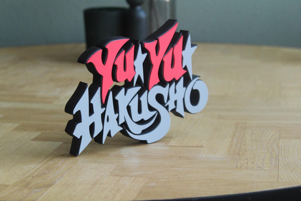 Yu Yu Hakusho Logo | Yusuke Urameshi | Anime | Manga | Action | 3D Druck Logo