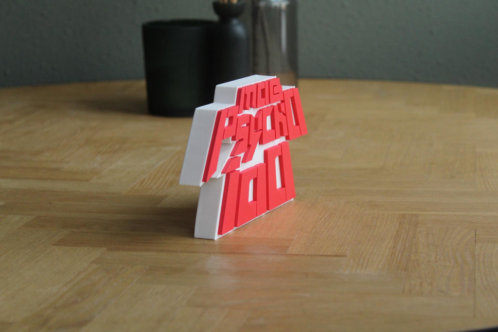 Mob Psycho 100 Logo | Shigeo Kageyama | Anime | Manga | 3D Logo