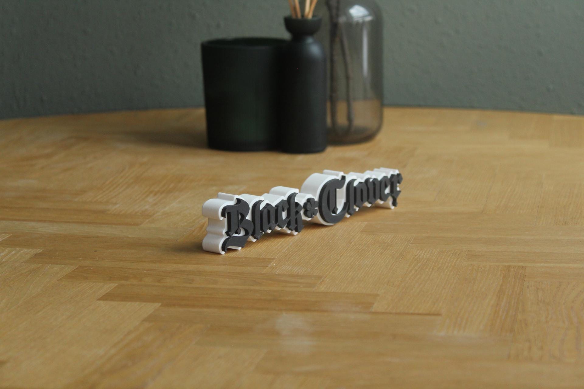 Black Clover Logo | Asta | Magie | Action | Shonen Anime | 3D Druck Logo