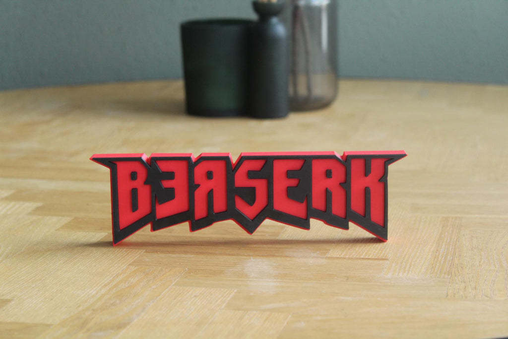 Berserk Logo | Guts | Anime | Manga | Sammlerartikel | Action | 3D Logo