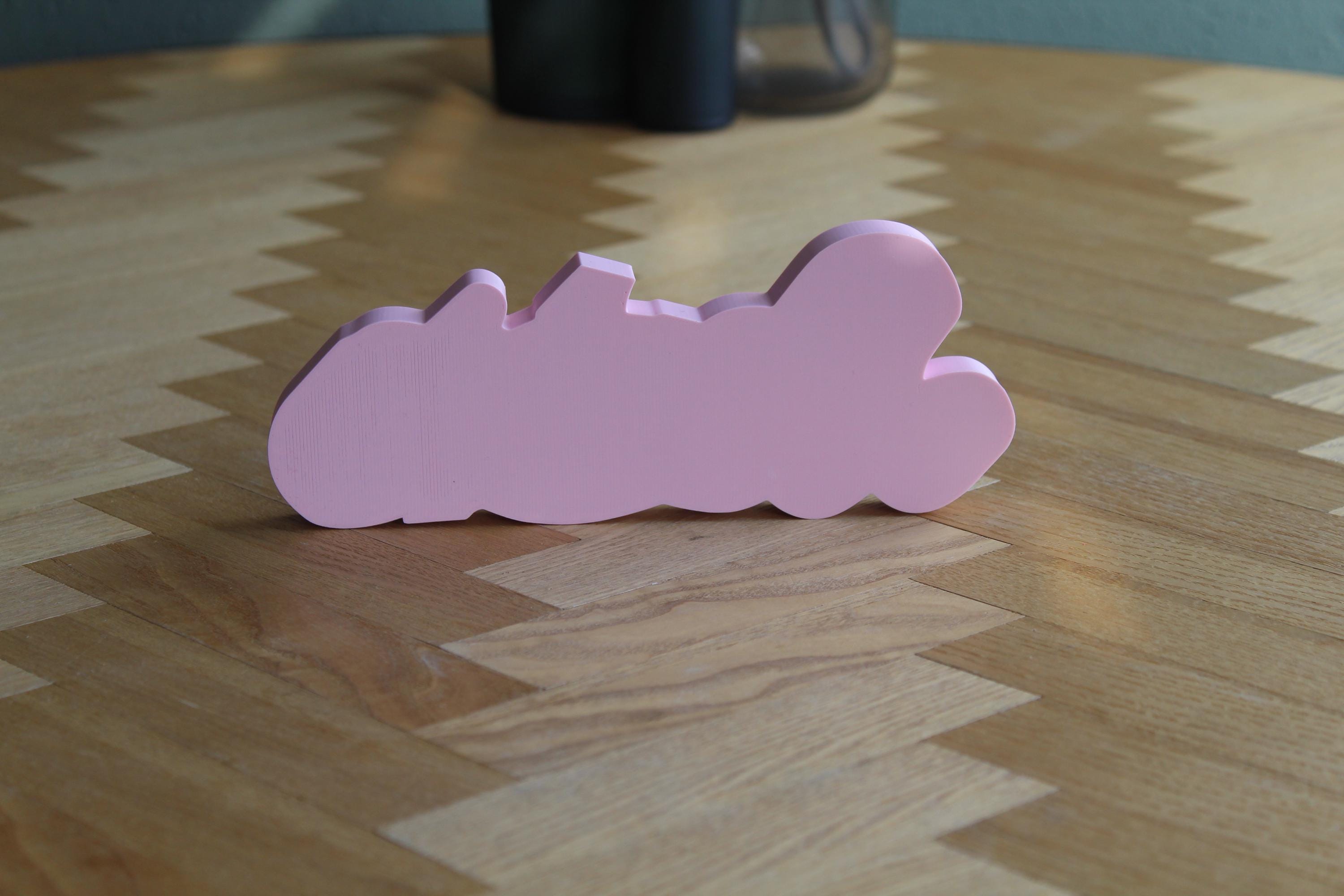 Barbie Logo | Ken | Klassische Schönheit Dekoration Schild | Wanddeko | Kultfigur Design | 3D Druck Figur