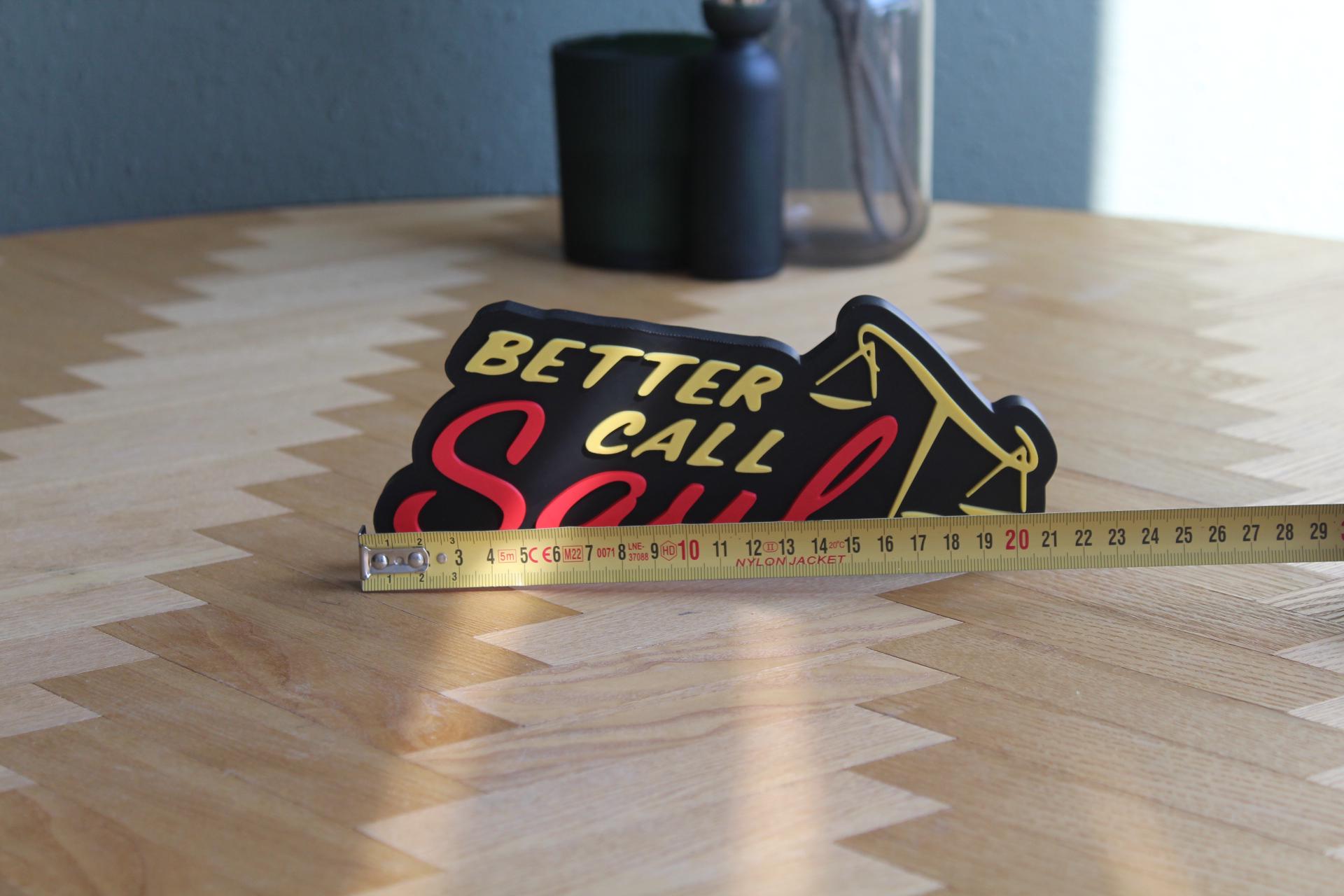 Better Call Saul Logo | Saul Goodman | Jimmy McGill | Breaking Bad | TV-Serie | 3D Druck Figur