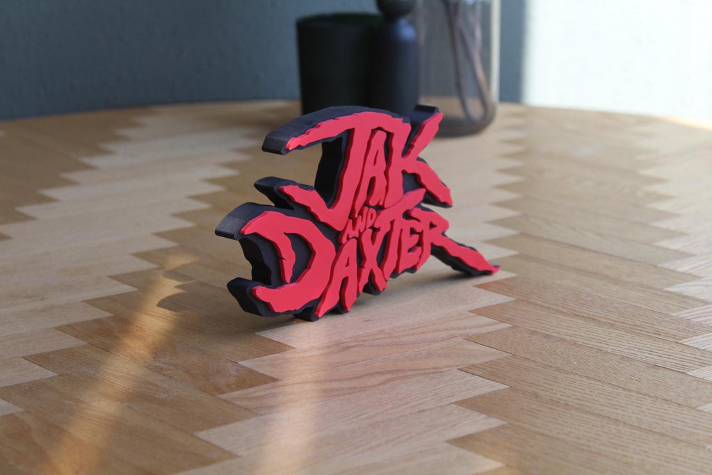 Jak and Daxter Logo | Jak | Daxter | Naughty Dog | Videospiel | Playstation | 3D Druck Figur