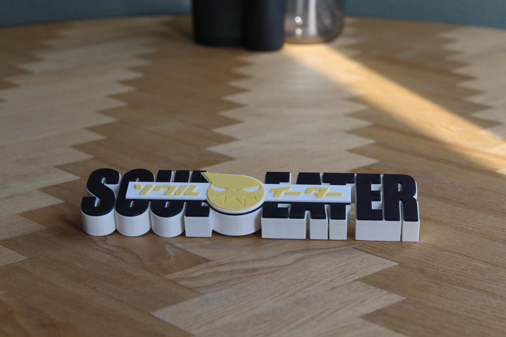 Soul Eater Logo | Maka Albarn & Soul Evans | Shinigami Symbol | Anime | 3D Druck Figur
