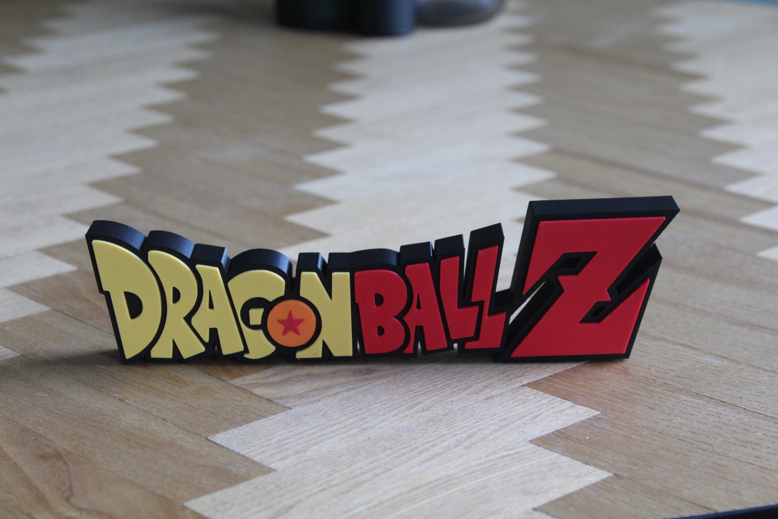 Dragon Ball Z Logo | Goku | Vegeta | Anime | Manga | 3D Druck  Logo
