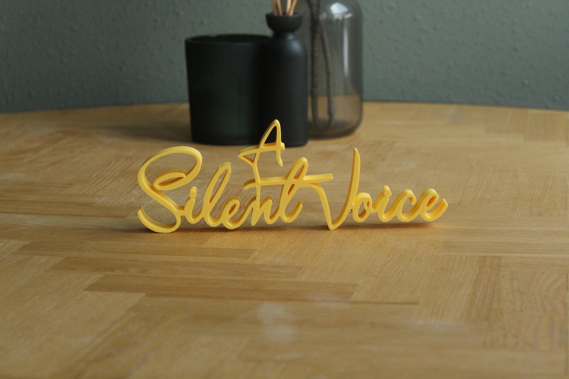 A Silent Voice Logo | Shoya Ishida | Anime | Manga | 3D Druck Logo