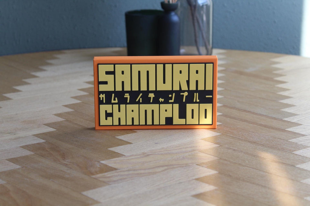 Samurai Champloo Logo | Mugen | Jin | Anime | Manga | Samurai | 3D Druck Logo