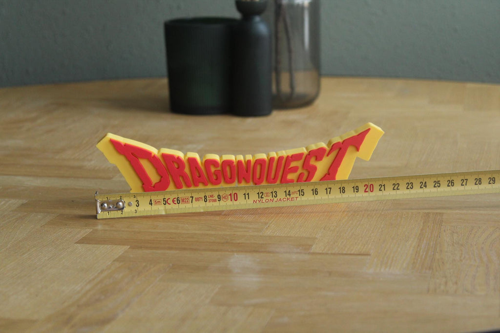 Dragon Quest Logo | Erdrick | Draque | Videospiel | JRPG | 3D Druck Logo