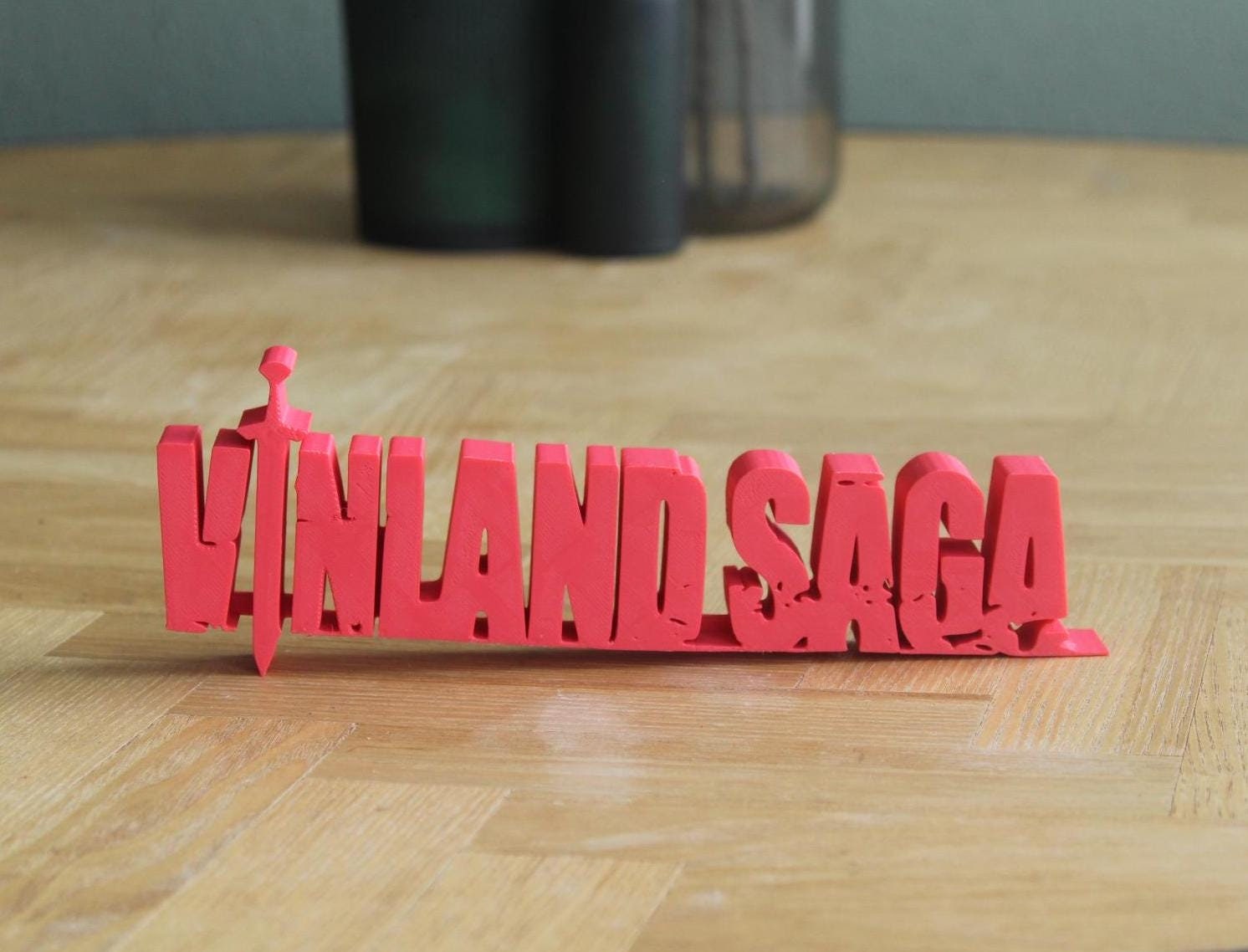 Vinland Saga Logo | Thorfinn | Askeladd | Anime | Manga | Wikinger | 3D Druck Logo