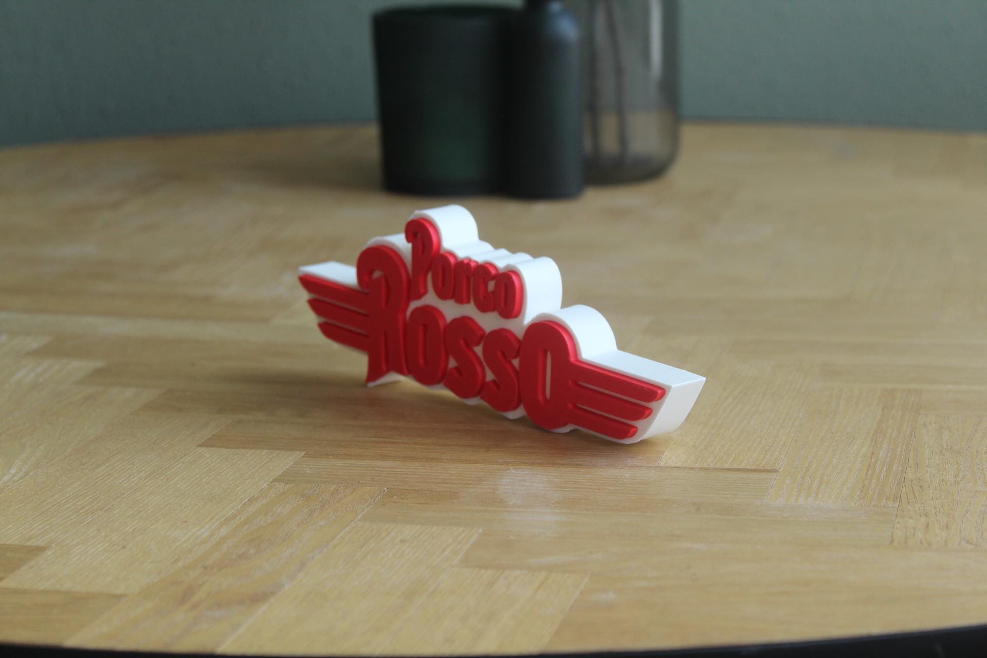 Porco Rosso Logo | Marco Pagot | Fioravante  | Studio Ghibli | Anime | 3D Druck Logo