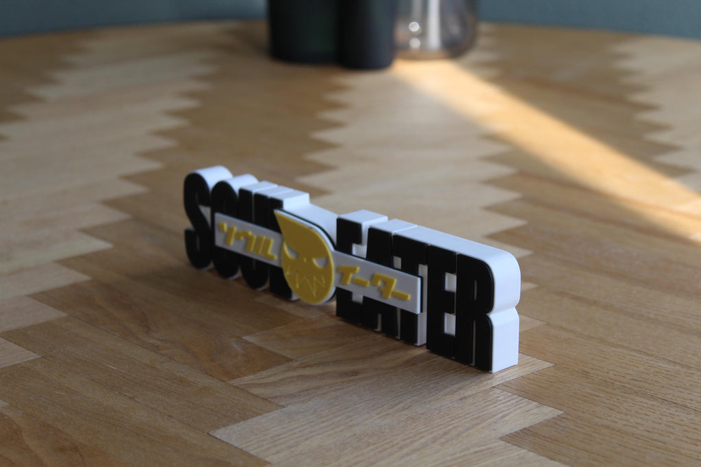 Soul Eater Logo | Maka Albarn & Soul Evans | Shinigami Symbol | Anime | 3D Druck Figur