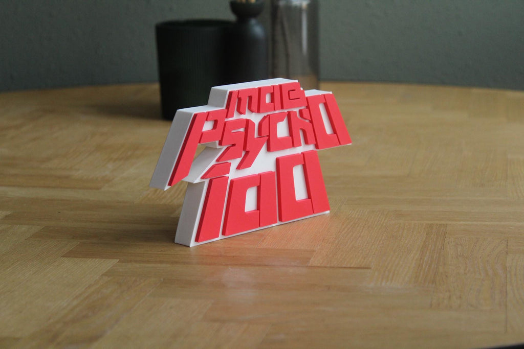 Mob Psycho 100 Logo | Shigeo Kageyama | Anime | Manga | 3D Logo