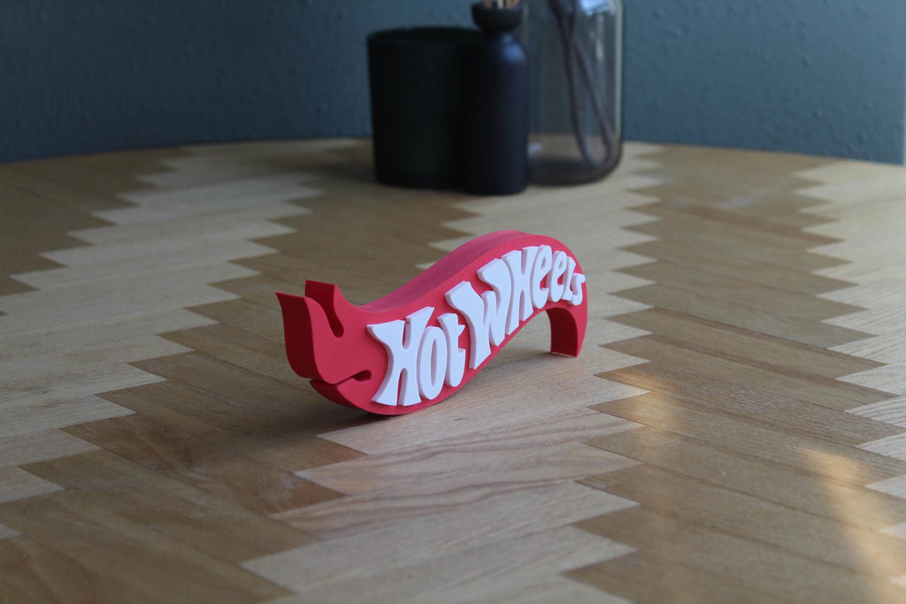 Hot Wheels Logo | Sammler | Rennwagen | Cars | Diecast | 3D Druck Figur