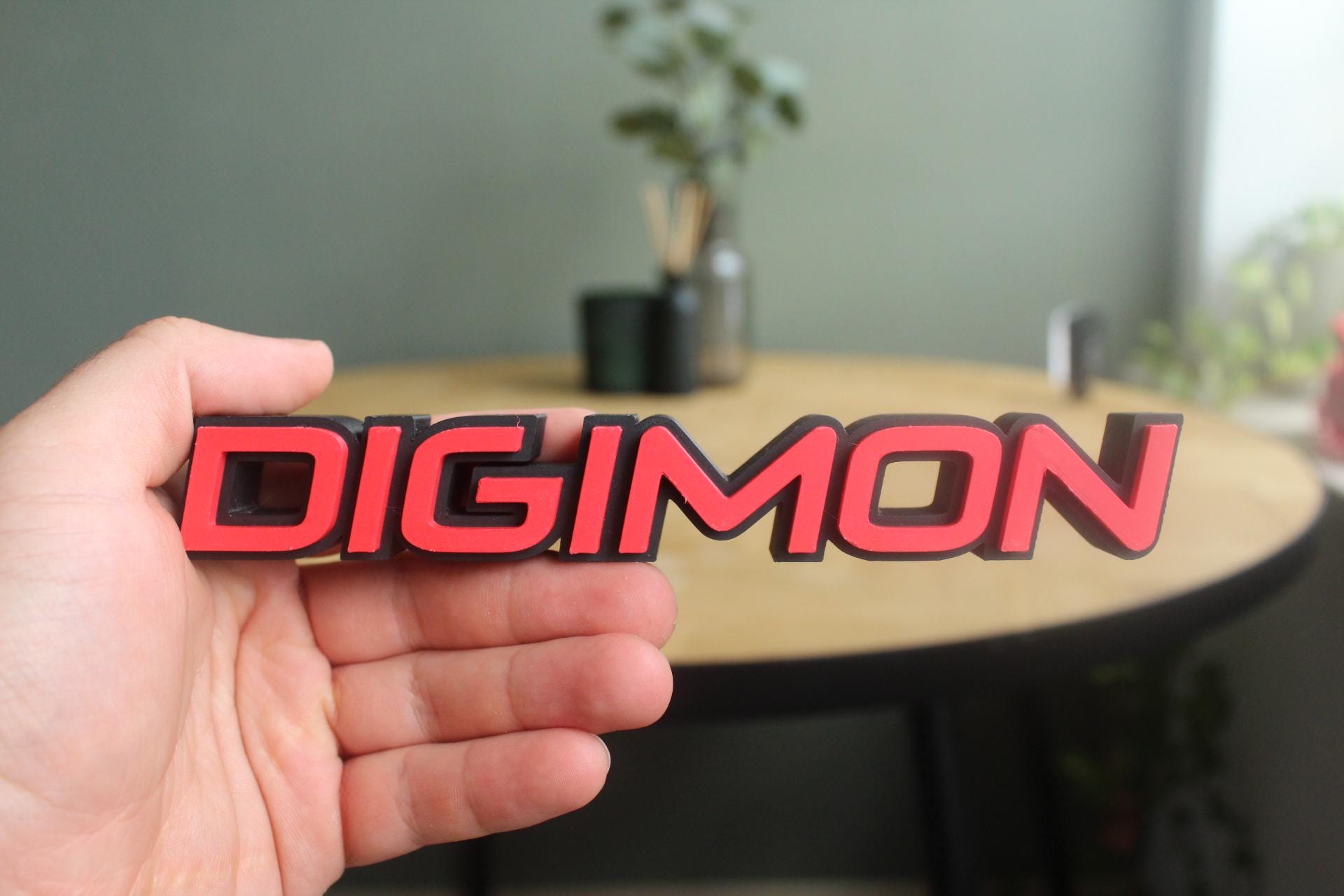 Digimon Logo | Agumon | Anime | Tai Kamiya | 3D Druck Logo