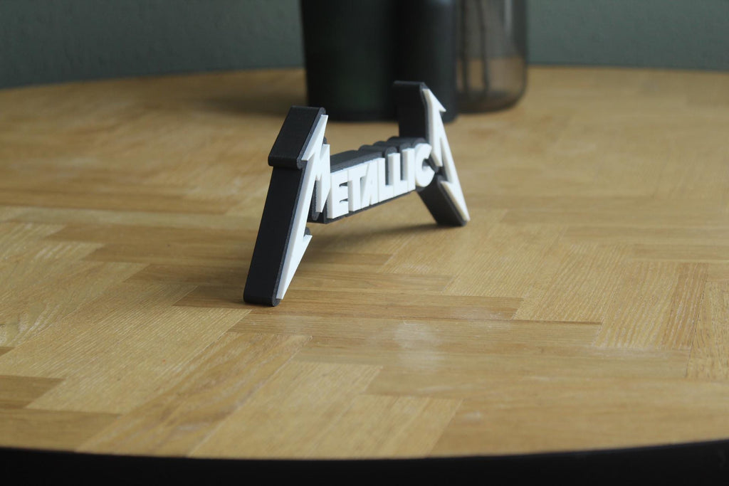 Metallica Logo | Heavy Metal | Rock Band | Musik | 3D Druck Logo