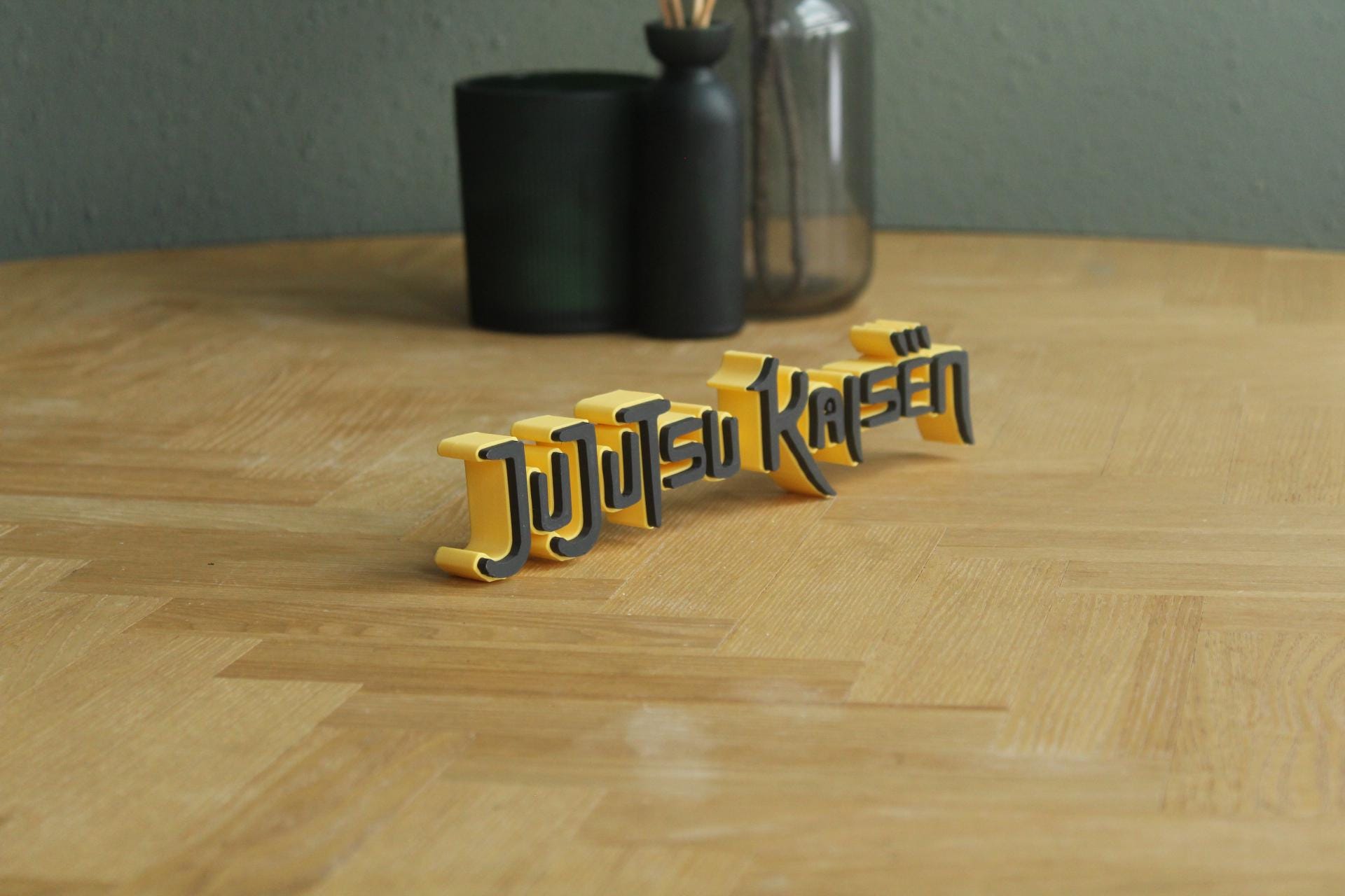 Jujutsu Kaisen Logo | Yuji Itadori | Satoru Gojo | Anime | Manga | 3D Druck Logo