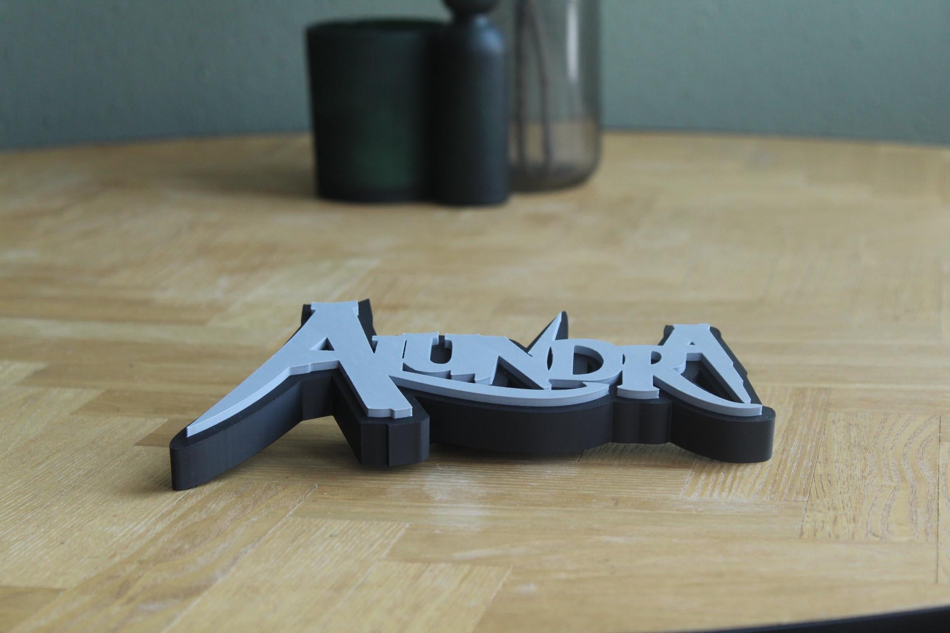 Alundra Logo | Alundra | JRPG | Playstation | Fantasy | 3D Druck Logo