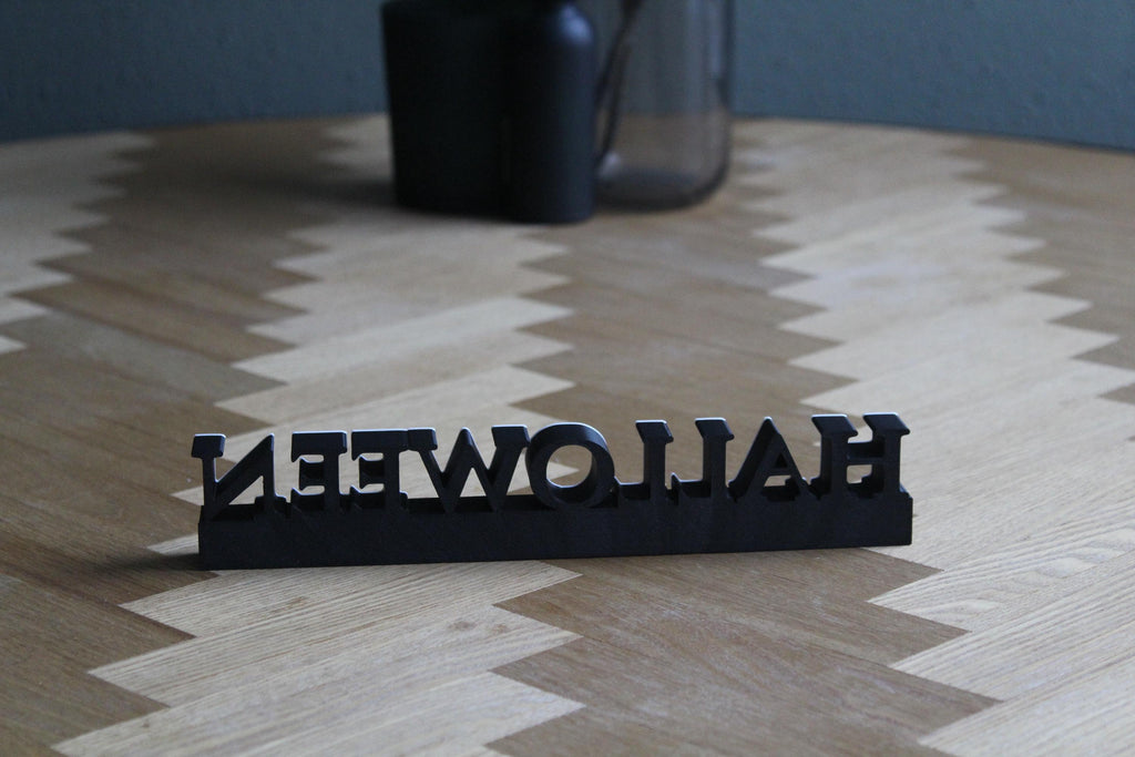 Halloween Resurrection Logo | 3D-gedruckte Dekoration | Michael Myers | Horror-Fanartikel Figur