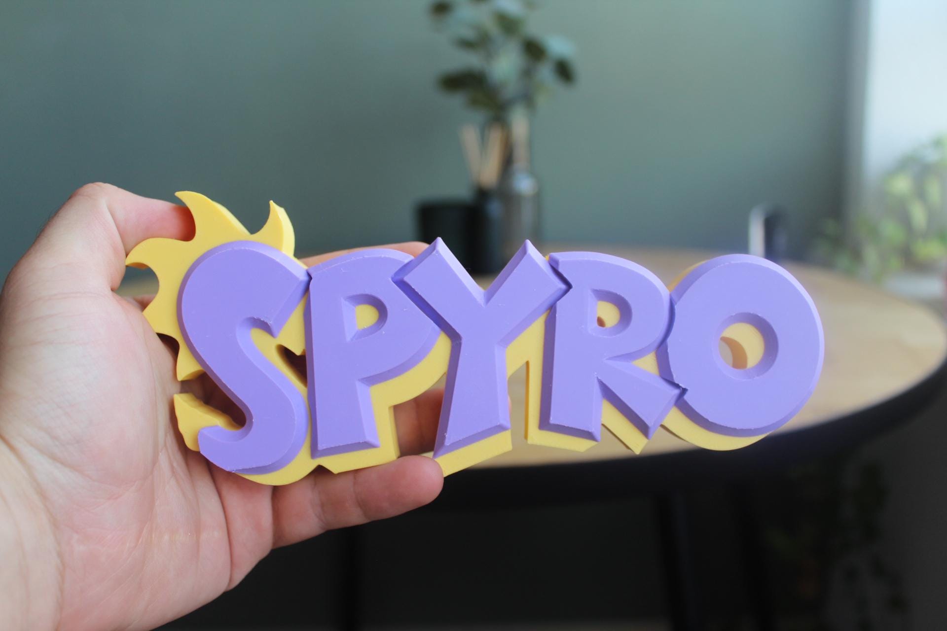 Spyro the Dragon Logo | Spyro | Videospiel | Playstation | Fantasy | 3D Druck Logo