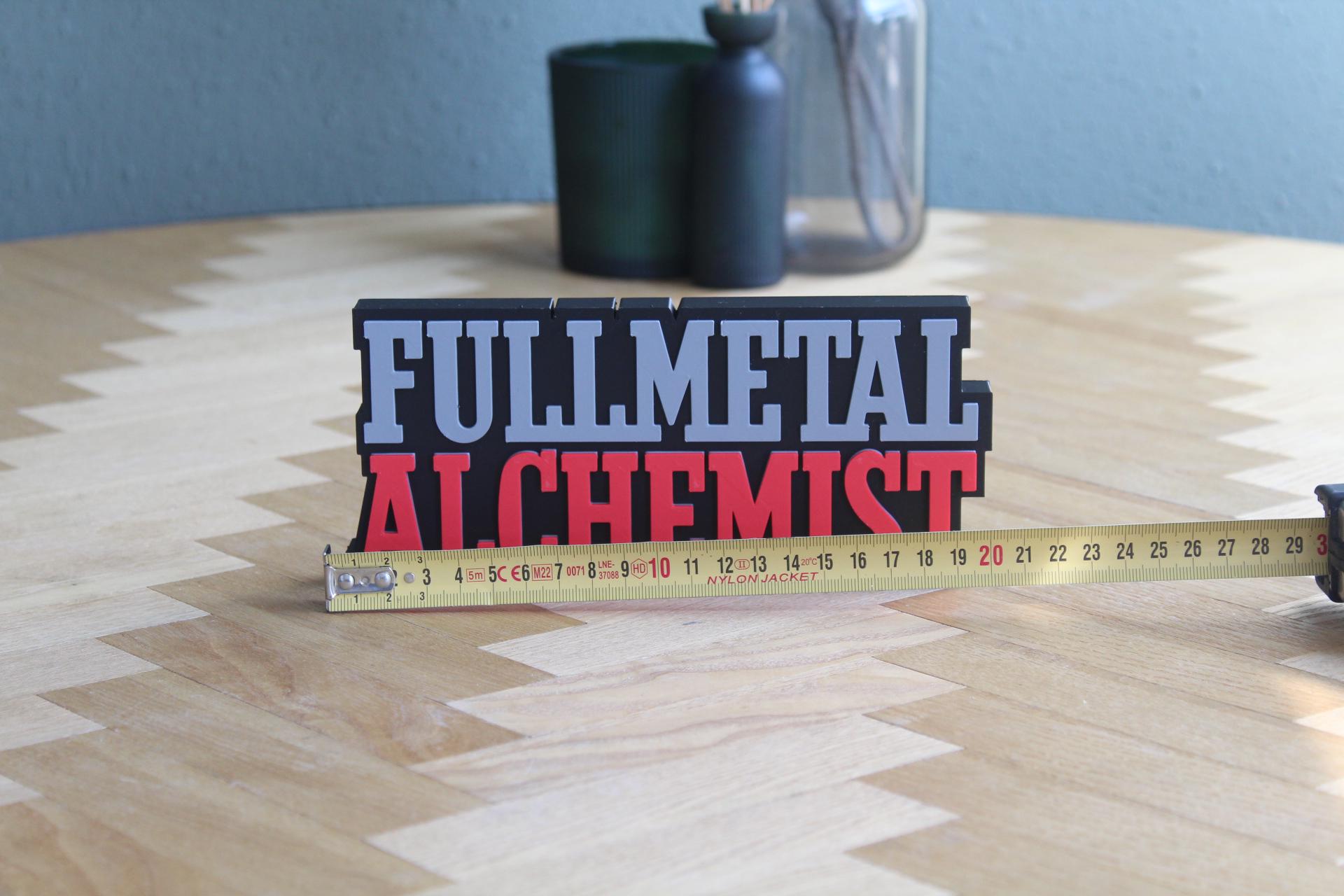 Fullmetal Alchemist Logo | Edward Elric | Anime | Manga | Wanddeko | 3D Druck Figur