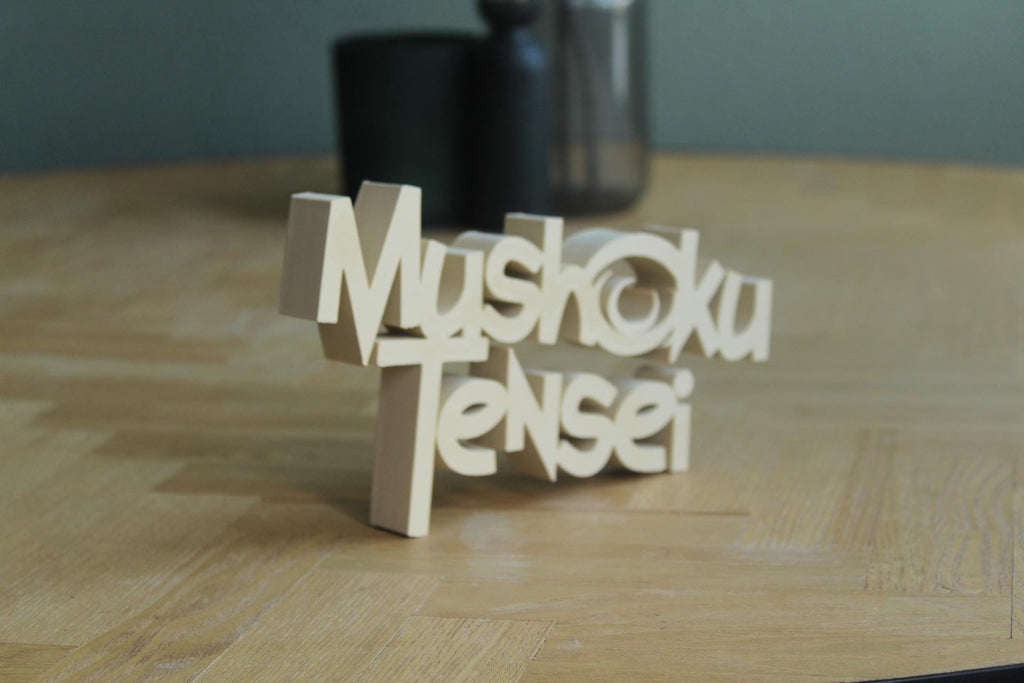 Mushoku Tensei Logo | Rudeus Greyrat | Isekai Anime | Manga| 3D Druck Logo