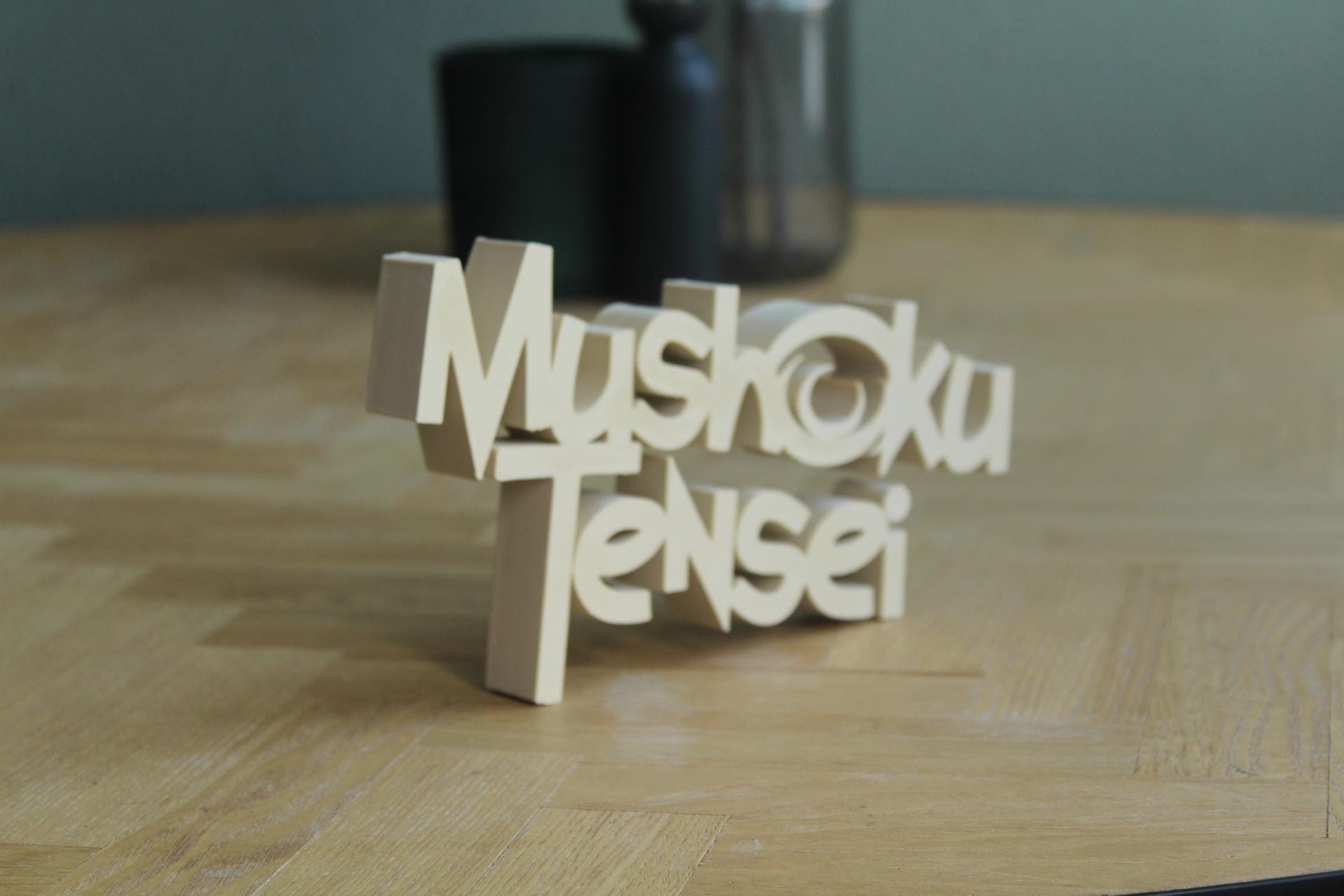 Mushoku Tensei Logo | Rudeus Greyrat | Isekai Anime | Manga| 3D Druck Logo