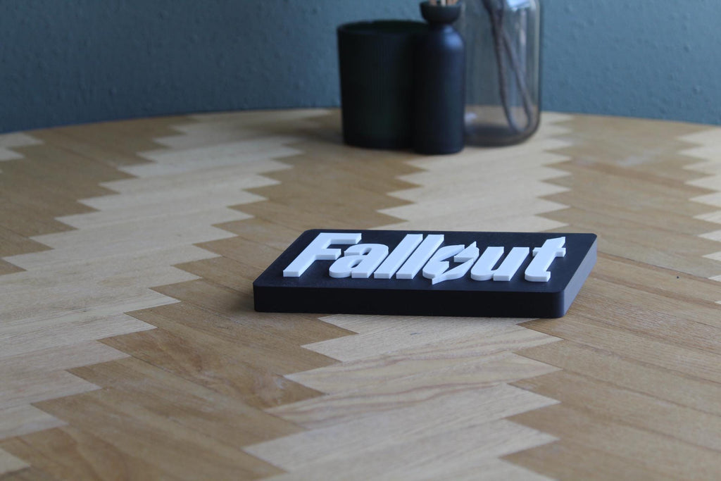 Fallout Logo | Vault Boy | Playstation | Nuka-Cola | Pip-Boy | RPG | 3D Druck Figur