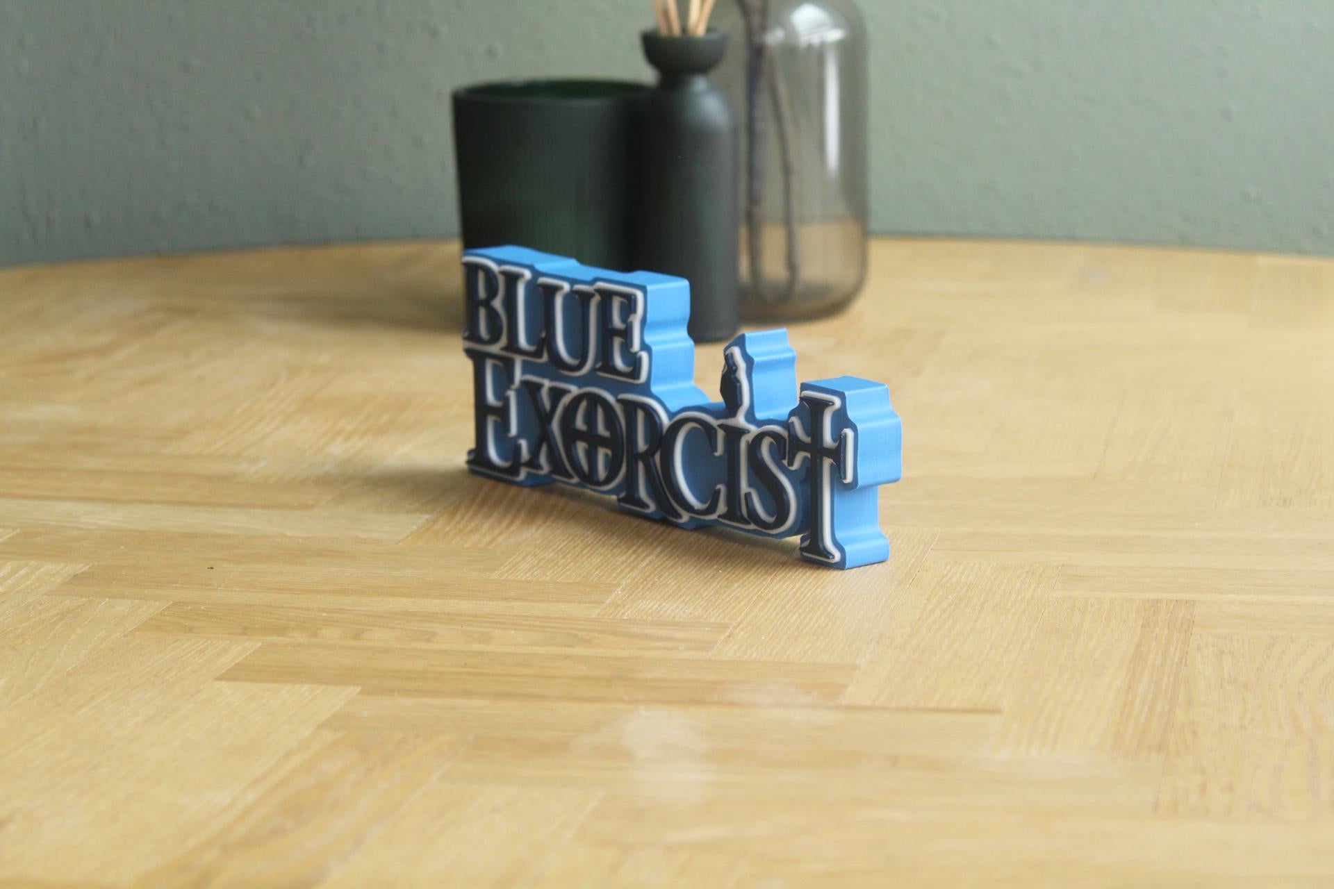 Blue Exorcist Logo | Rin Okumura | Anime | Manga | Dämonen | 3D Druck Logo