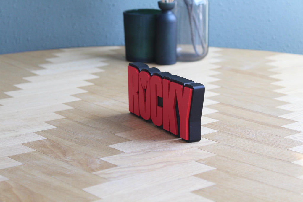 Rocky Balboa Logo | Apollo Creed | Mickey Goldmill | Klassiker Film | 3D Druck Logo