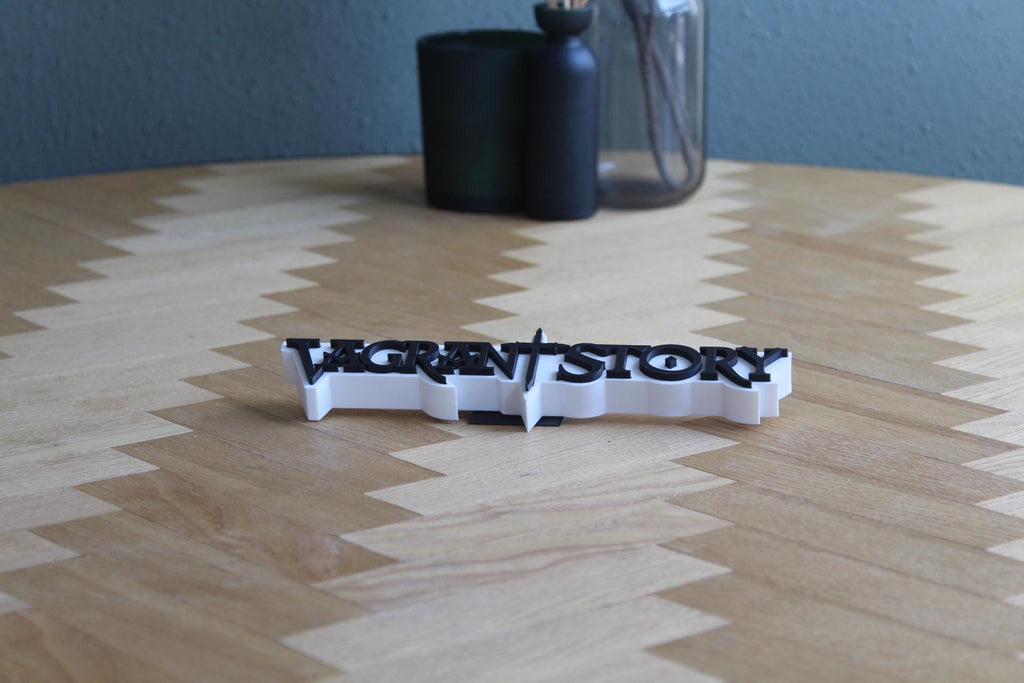 Vagrant Story Logo | Ashley Riot | Guildenstern | Renaud | JRPG | 3D Druck Figur