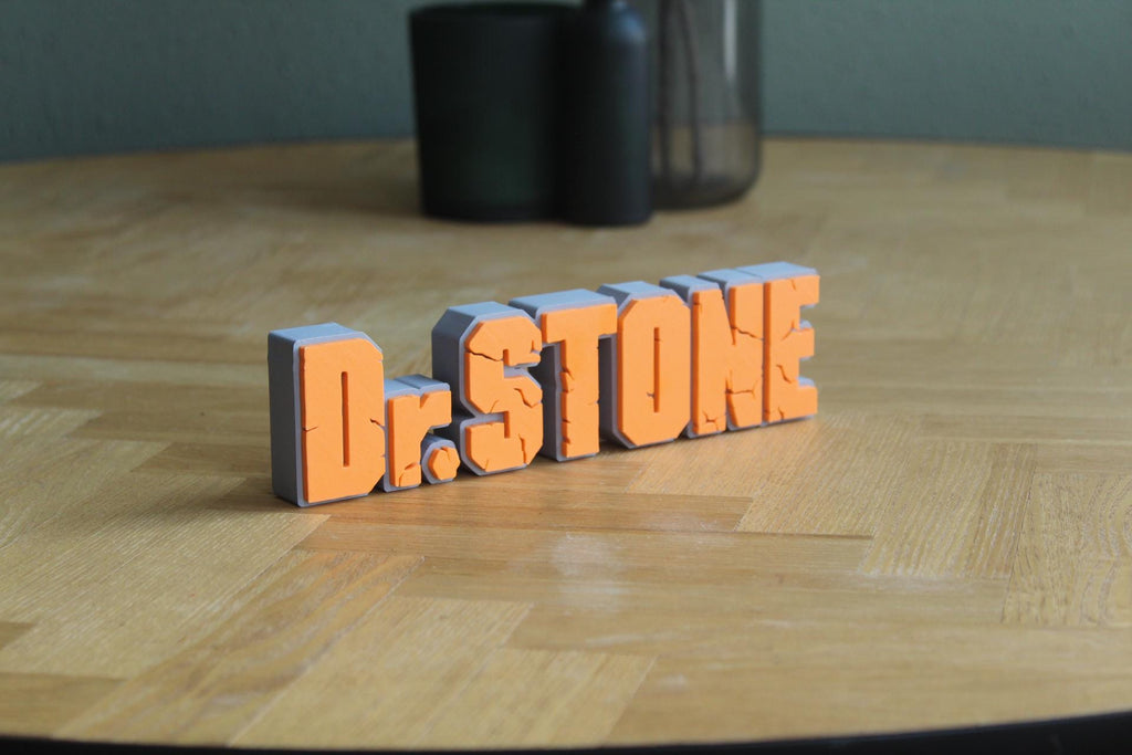 Dr.Stone Logo | Senku Ishigami | Anime | Manga | Serie | 3D-Figur