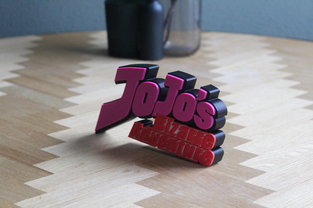JoJo's Bizarre Adventure Logo | Jotaro Kujo | Anime | Manga | Stand | 3D Druck Figur