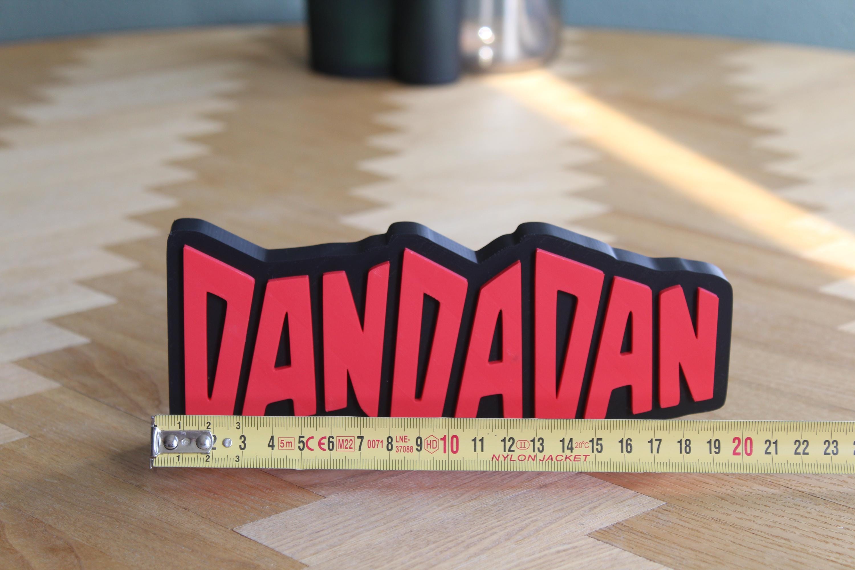 Dandadan Logo | Ken Takakura | Kultiger Manga | Anime | 3D Druck Logo