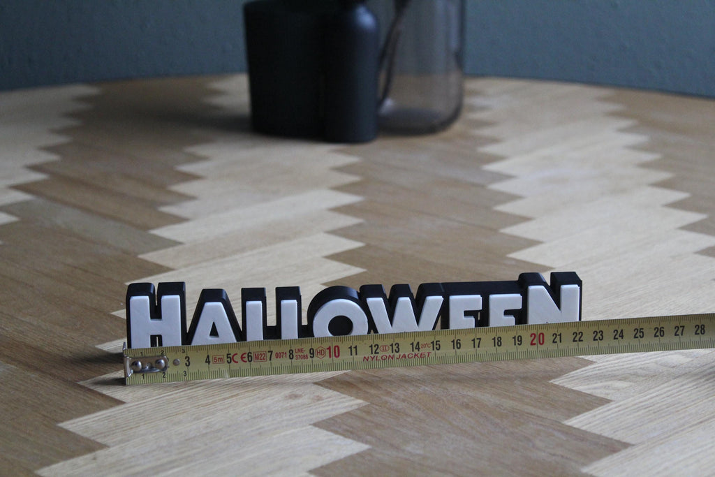 Halloween Logo | 3D-gedruckte Dekoration | Michael Myers | Horror-Fanartikel Figur