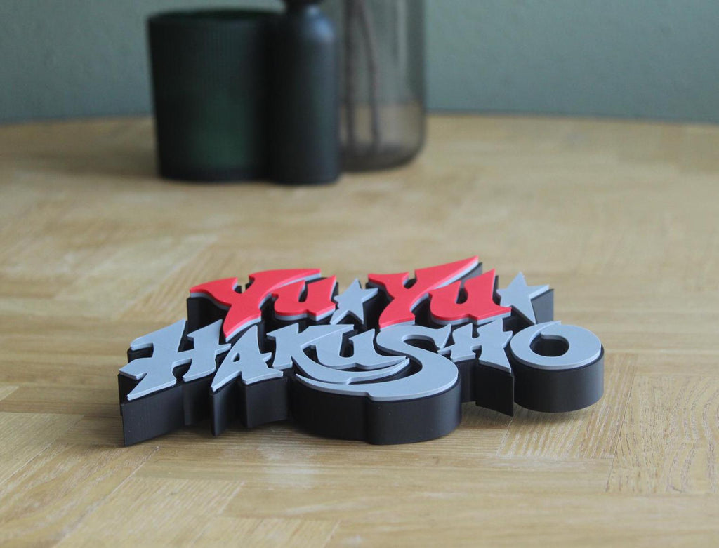 Yu Yu Hakusho Logo | Yusuke Urameshi | Anime | Manga | Action | 3D Druck Logo