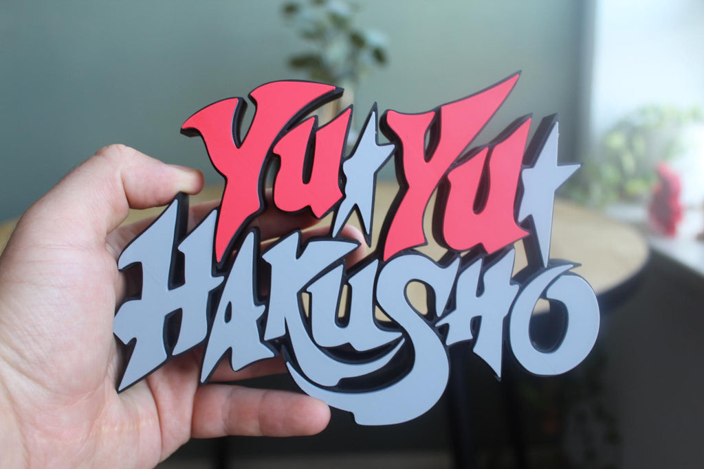 Yu Yu Hakusho Logo | Yusuke Urameshi | Anime | Manga | Action | 3D Druck Logo