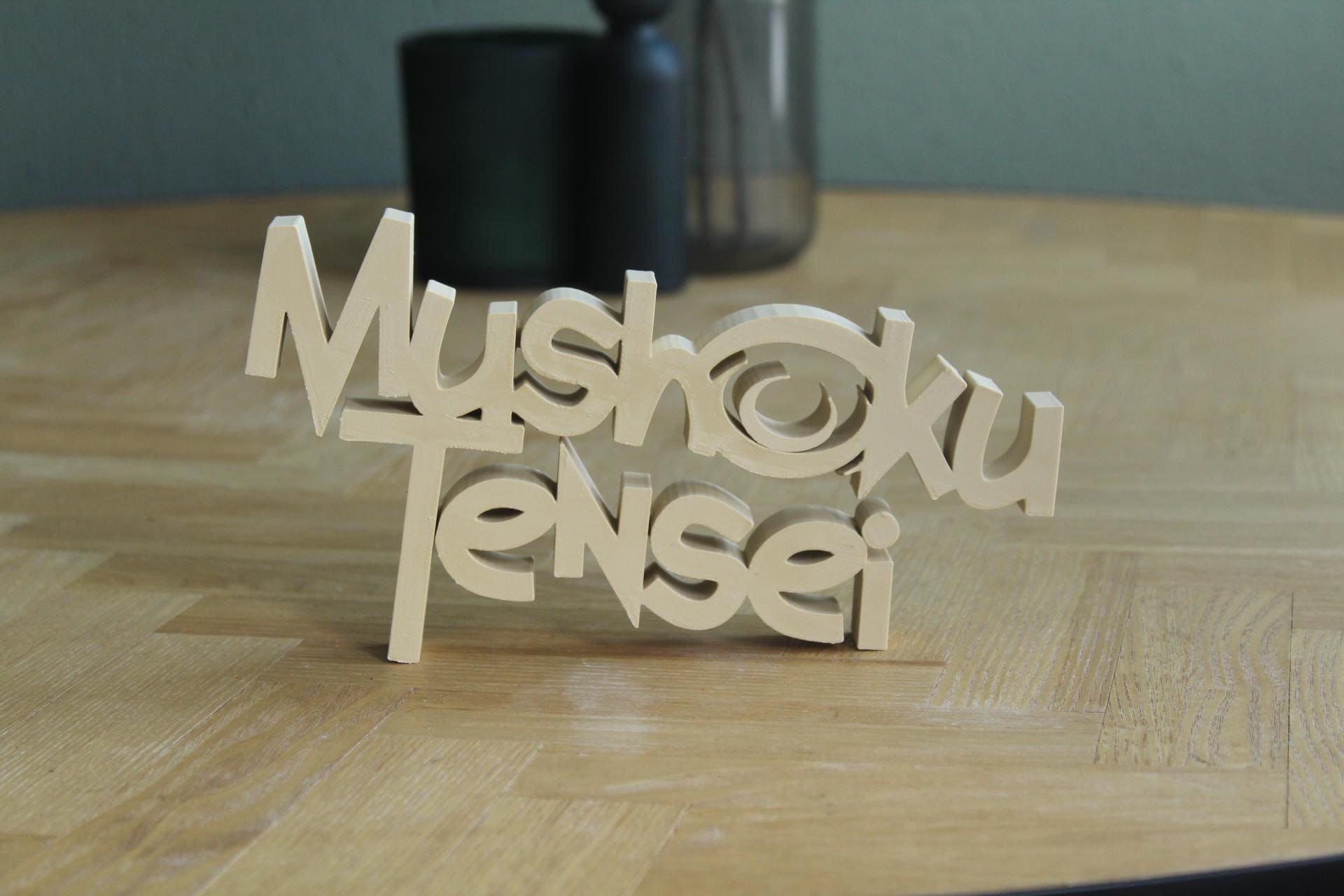 Mushoku Tensei Logo | Rudeus Greyrat | Isekai Anime | Manga| 3D Druck Logo