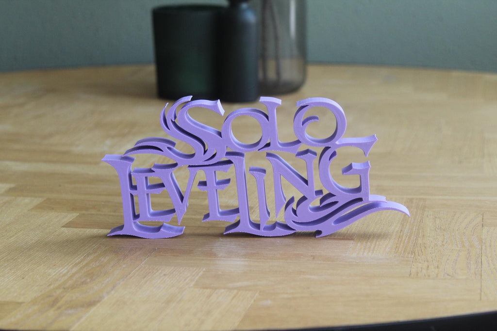 Solo Leveling Logo | Sung Jin-Woo | Anime | Manga | 3D Druck