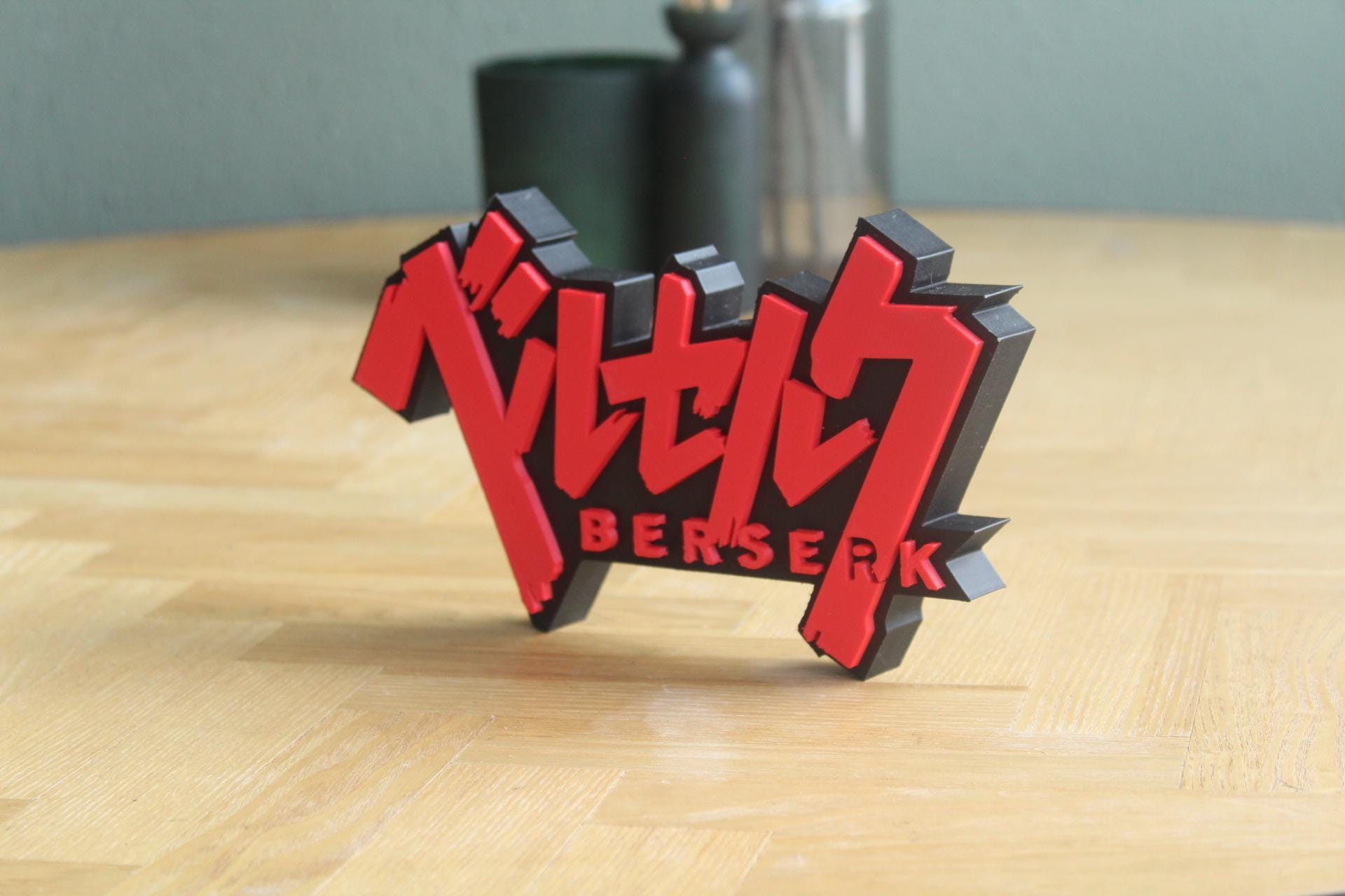 Berserk Logo | Guts | Anime | Manga | Sammlerartikel | Action | 3D Logo