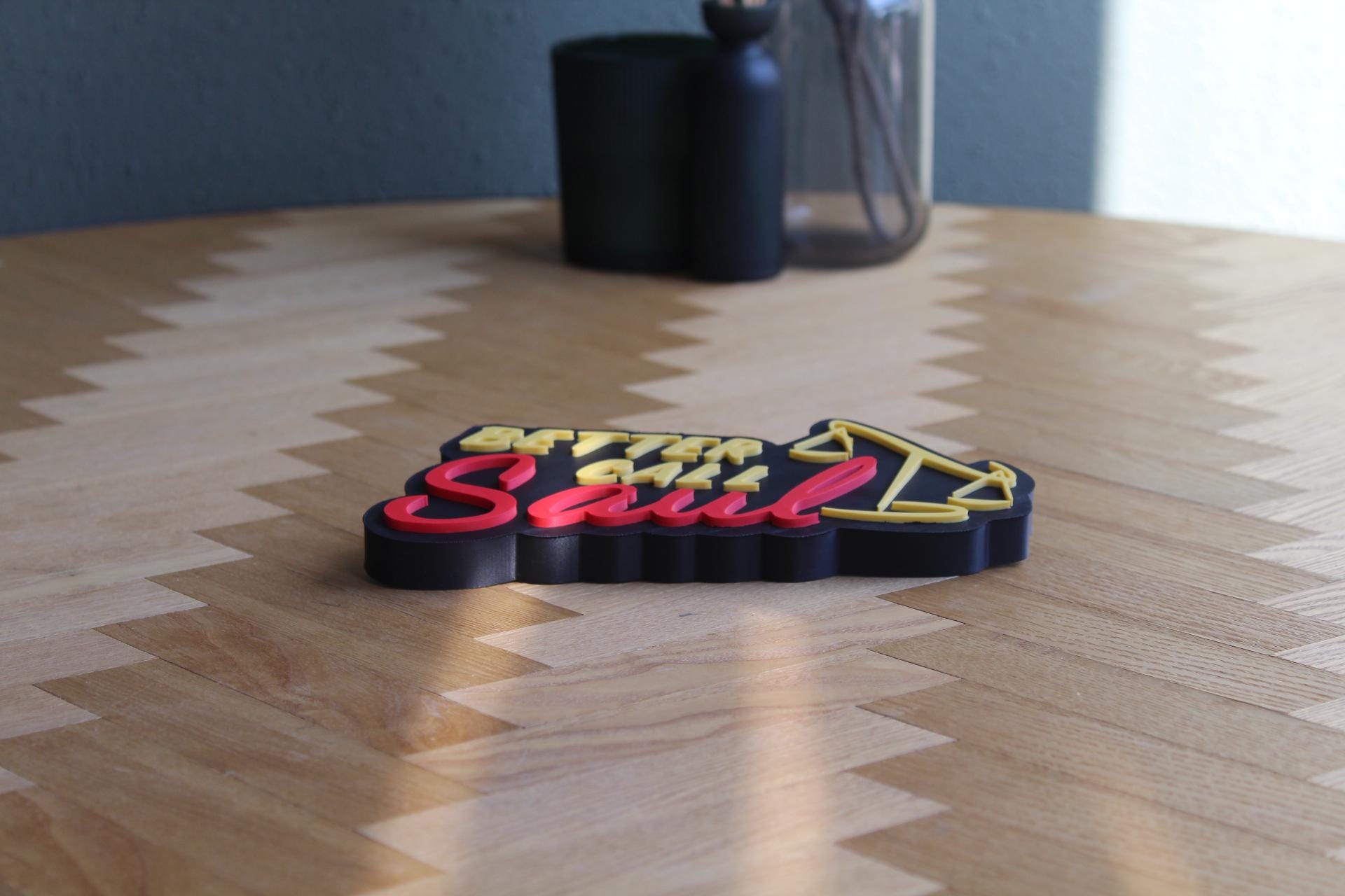 Better Call Saul Logo | Saul Goodman | Jimmy McGill | Breaking Bad | TV-Serie | 3D Druck Figur