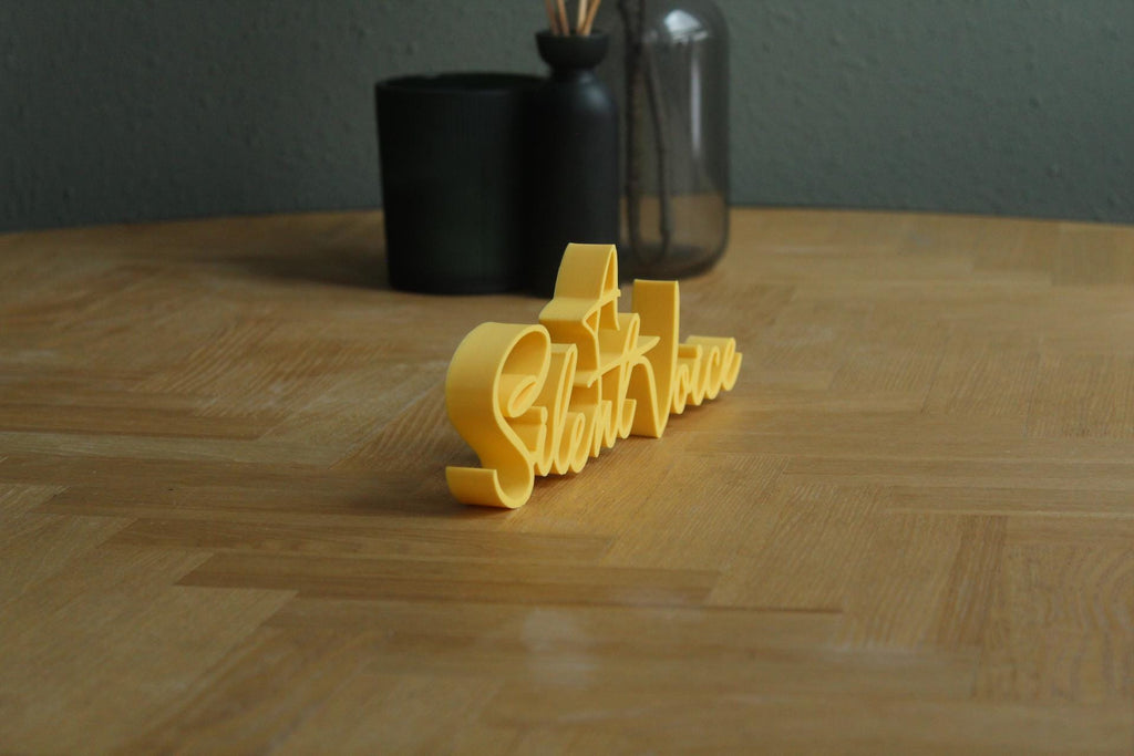 A Silent Voice Logo | Shoya Ishida | Anime | Manga | 3D Druck Logo