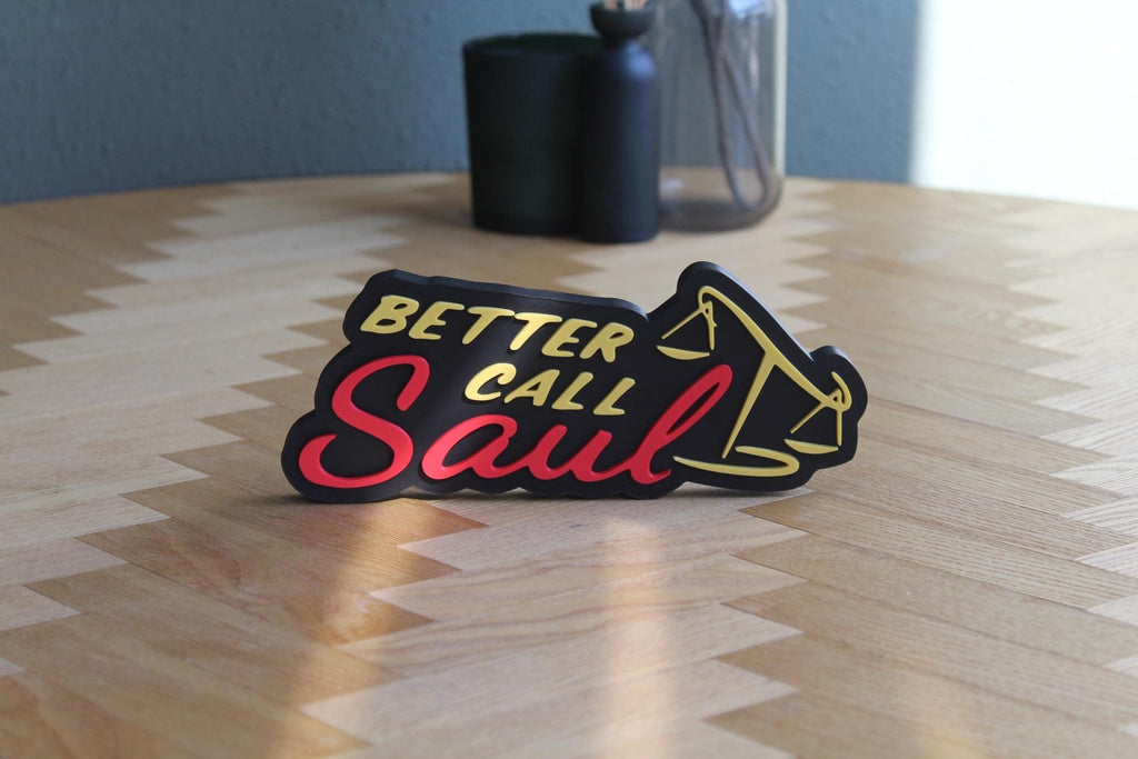 Better Call Saul Logo | Saul Goodman | Jimmy McGill | Breaking Bad | TV-Serie | 3D Druck Figur