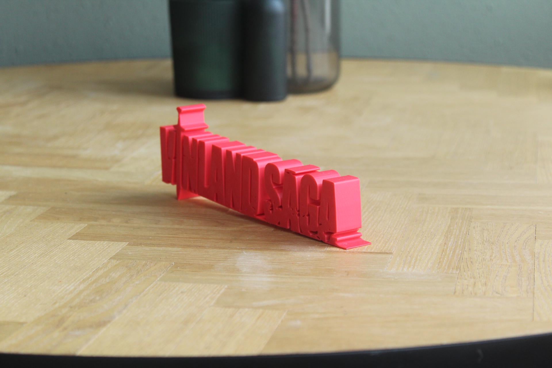 Vinland Saga Logo | Thorfinn | Askeladd | Anime | Manga | Wikinger | 3D Druck Logo