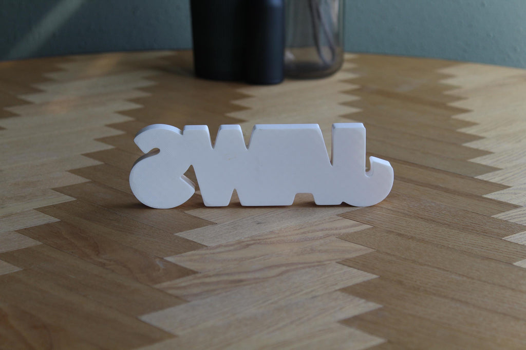 Jaws Logo | Der Weiße Hai | Kultfilm Symbol | Thriller Dekoration | 3D Druck Figur